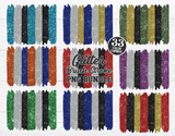 Glitter Brush Strokes Bundle | PNG Bundle