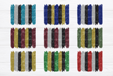 Glitter Brush Strokes Bundle | PNG Bundle