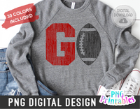 GO Football | PNG Sublimation File