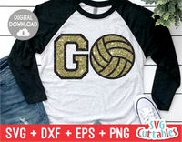 GO Volleyball | SVG Cut File