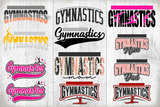 Gymnastics Template Bundle 2 | SVG Cut Files
