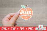 Peach svg | Just Peachy svg