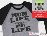 Life is the best life svg cut file