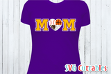 Sports Balls SVG  Love / Mom Hearts