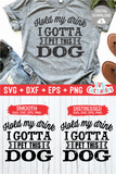 Hold My Drink I Gotta Pet This Dog - Funny Dog SVG