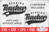 Reading Teacher | Teacher SVG Cut File