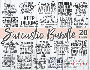 Sarcastic Bundle | SVG Cut File