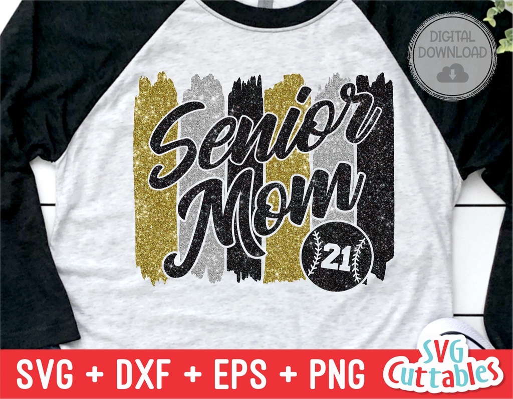 Baseball / Softball Senior Mom | SVG Cut File