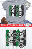 Soccer Grandma svg - Soccer Cut File