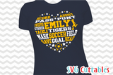 Soccer Heart Subway Art, Girls / Boys version, SVG Template