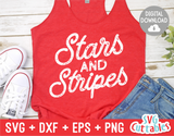 Stars And Stripes | Fourth of July | SVG Cuttable File