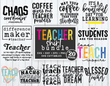 Teacher Shirt Bundle | SVG Cut Files