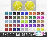 Glitter Tennis Balls png Bundle - Tennis png