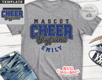Cheer svg Cut File - Cheer Boyfriend - Cheer Template 0077