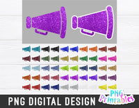 Glitter Cheer Megaphone png