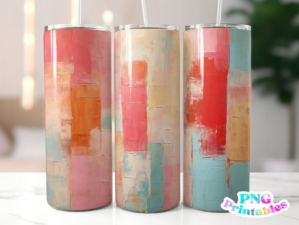 Minimalist Abstract Painting 20 oz Skinny Tumbler png Design