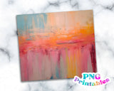 Minimalist Abstract Painting 20 oz Skinny Tumbler png Design