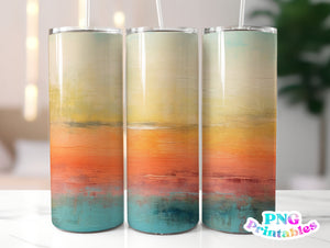 Minimalist Abstract Painting 20 oz Skinny Tumbler png Design
