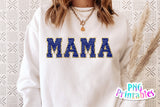Chenille Alphabet png - Royal Blue Alphabet
