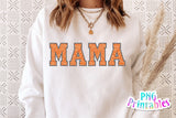Chenille Alphabet png - Orange With Dark Gray Outline Alphabet