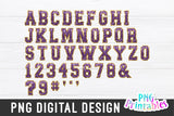 Sequin Sport Alphabet png Purple and Gold