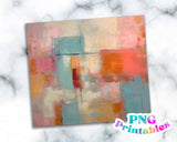 Minimalist Abstract Painting 20 oz Skinny Tumbler png Design