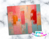 Minimalist Abstract Painting 20 oz Skinny Tumbler png Design
