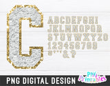 Chenille Alphabet png - White Alphabet