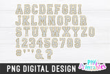 Chenille Alphabet png - White Alphabet