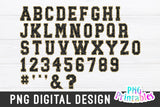 Chenille Alphabet png - Black Alphabet