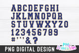 Chenille Alphabet png - Royal Blue Alphabet