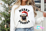 Merry Pugmas | Sublimation PNG
