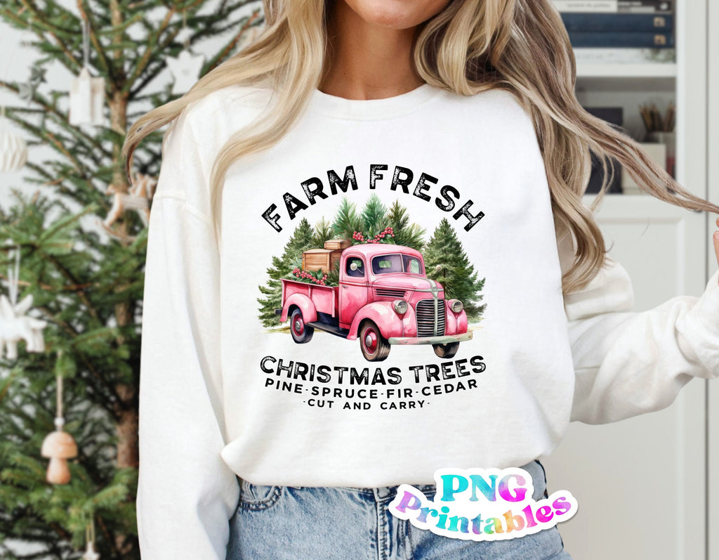 Farm Fresh Christmas Trees | Sublimation PNG
