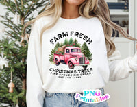Farm Fresh Christmas Trees | Sublimation PNG