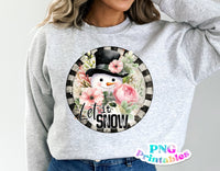 Let it Snow | Sublimation PNG