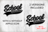 School Director Swoosh | School SVG Cut File