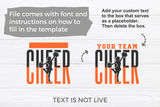 Cheer Template 00103 | Cut File