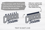 Cheer Template 00104 | Cut File