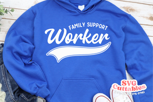 Family Support Worker | School SVG Cut File