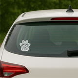 Floral Paw Print | SVG Cut File