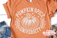 Pumpkin Spice University | Fall SVG Cut File