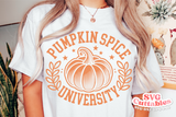 Pumpkin Spice University | Fall SVG Cut File