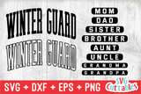 Winter Guard Family | SVG Cut File