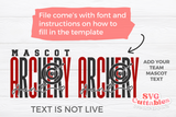 Archery Template 0011 | SVG Cut File