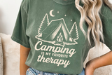 Camping Is My Favorite Therapy | PNG Sublimation File