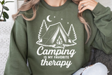 Camping Is My Favorite Therapy | PNG Sublimation File