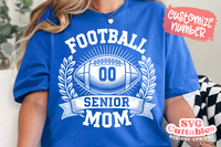 Football Senior Mom | SVG Cut File