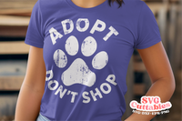 Adopt Don't Shop | Dog Rescue SVG