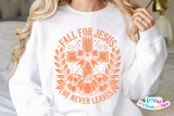 Fall For Jesus | Fall SVG Cut File