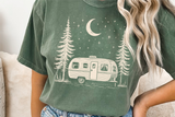 Retro Camper Scene Camping | PNG Sublimation File